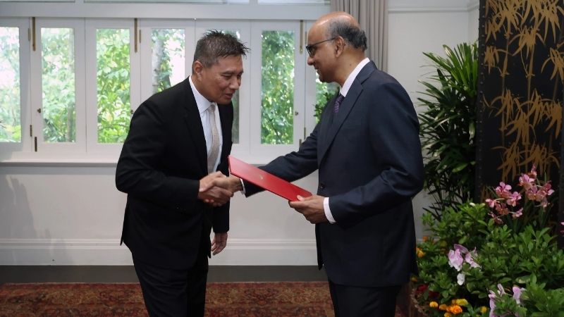 Abu Bakar receives letter of credence