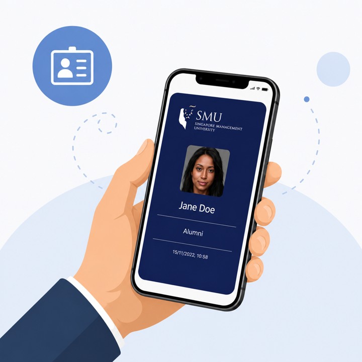 Access your digital alumni card