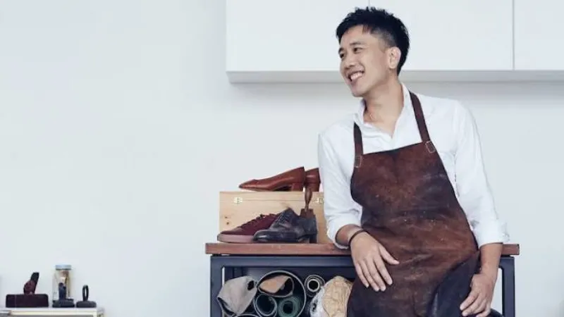 Working with leather to sew dreams