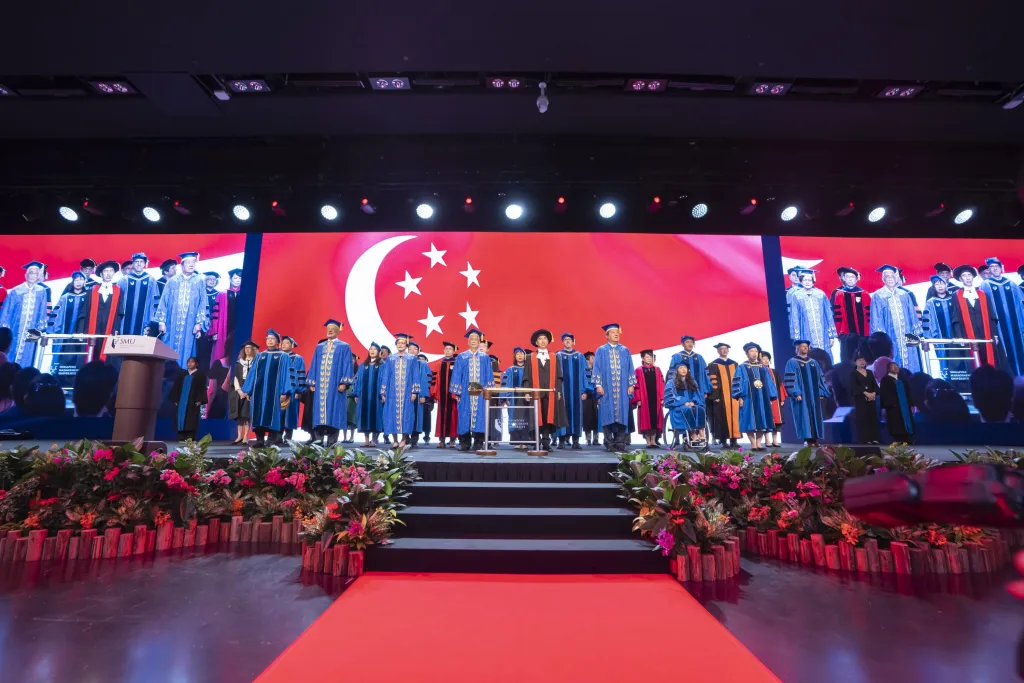SMU Honours Yip Pin Xiu with Honorary Doctorate at Commencement 2026